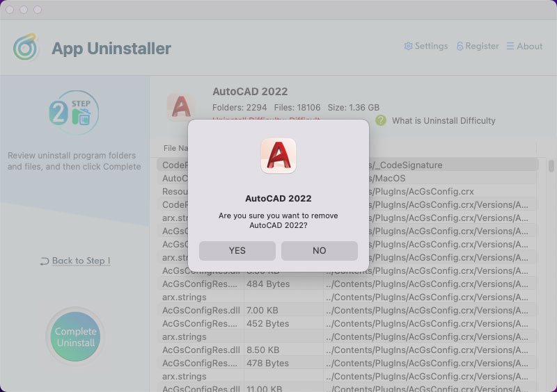 complete uninstall Autodesk AutoCAD