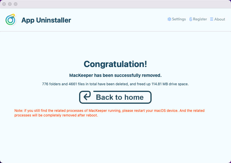 complete uninstall MacKeeper